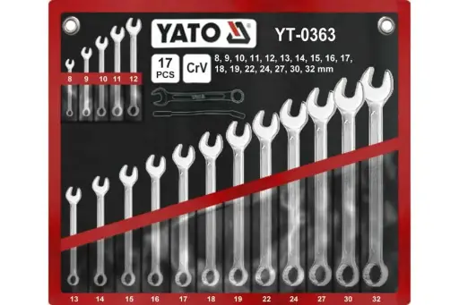 [YT-0363]  YT-0363 17pcs 8-32mm  طقم شق مسنن